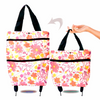 Icone™ GroceryBag 1+1 ILMAINEN: Suuri Kapasiteetti Ostoskassi Taitettavilla Pyörillä