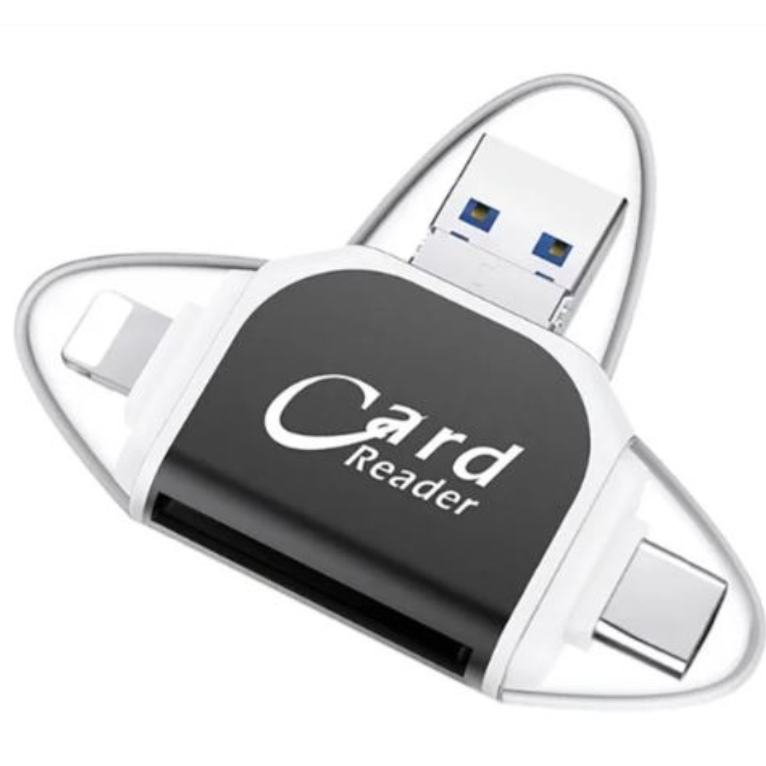 CardReader - Moni-Porttin 4 Sisään 1 Universal SD TF-Kortinlukija