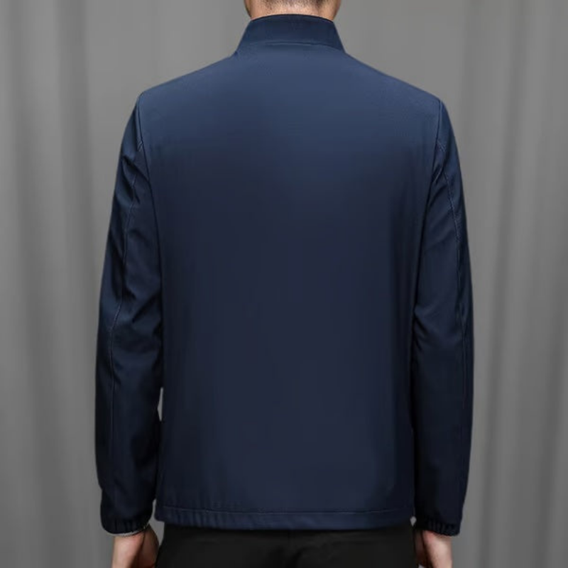 Icone™ CasualJacket: Seisova Kaulus Rento Vetoketju Miesten Takki