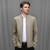 Icone™ CasualJacket: Seisova Kaulus Rento Vetoketju Miesten Takki
