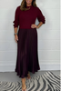 Icone™ PleatedDress: Pitkähihainen Toppi Elegantti Vekkihame Mekko