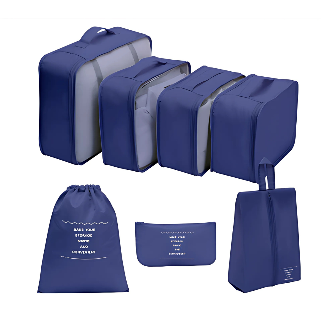 Icone™ TravelOrganizer 1+1 ILMAINEN: Vedenpitävä Matkalaukku Järjestelijä Setti
