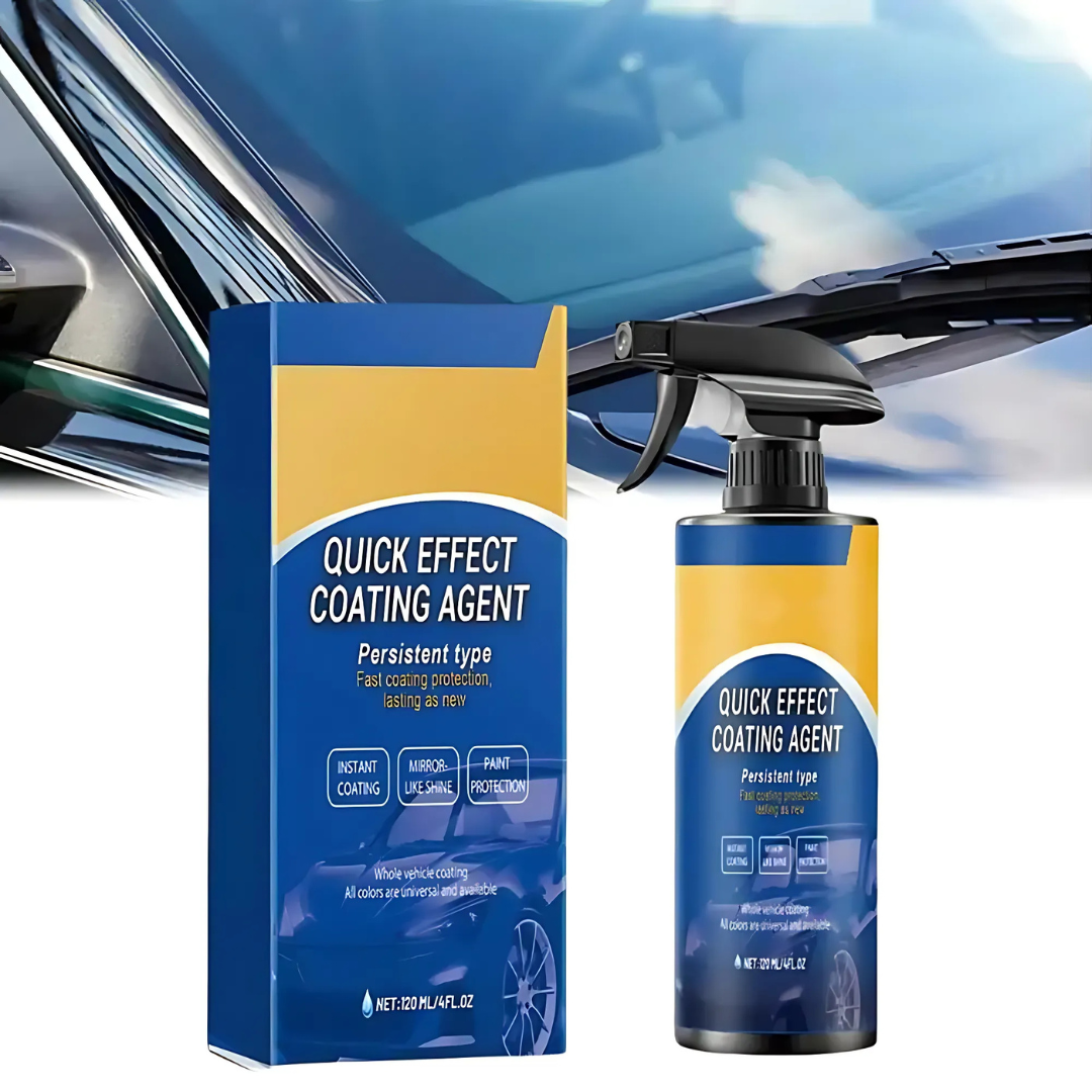 ShineProtect 1+1 ILMAINEN: Puhdistaa Kiilto Suojaa Auton Pinnoitesuihke