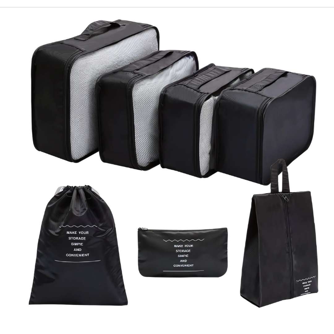 Icone™ TravelOrganizer 1+1 ILMAINEN: Vedenpitävä Matkalaukku Järjestelijä Setti