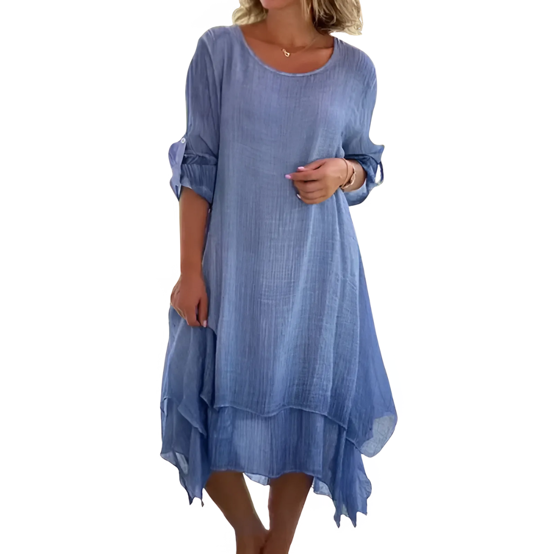 Icone™ LooseDress: Yksinkertainen Hengittävä Löysä Istuvuus Mekko