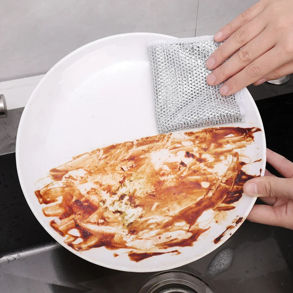 Cleaner Pro° ScrubPad: Monikäyttöinen Lanka Astianpesu Tyyny