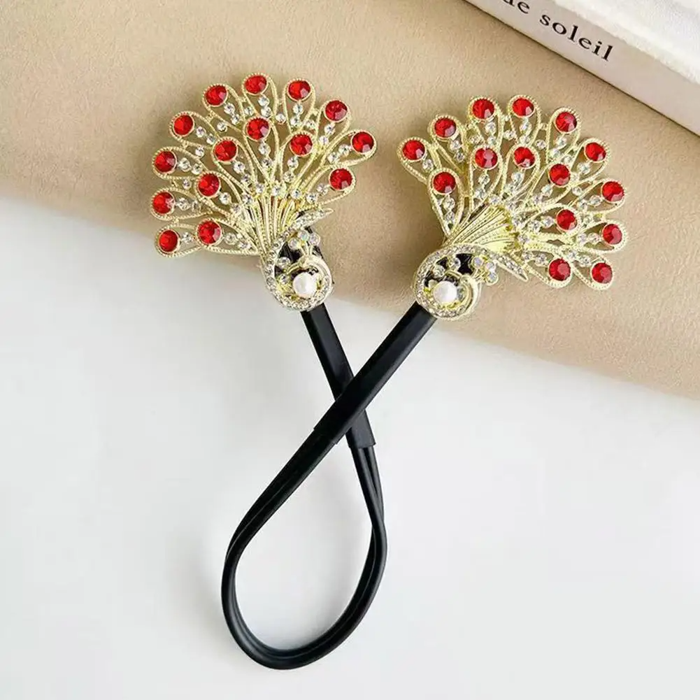 Rose® HairTie 1+1 ILMAINEN: Tyylikäs Hiusside Elegantti Vintage Kristallinen Poninhäntä Kierrekinnike
