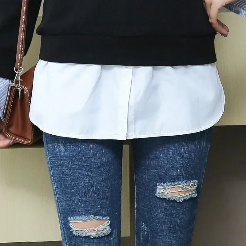 Icone™ WaistSkirt 1+1 ILMAINEN: Tyylikäs Pusero Jatke Korkea Vyötärö Hame Naisille