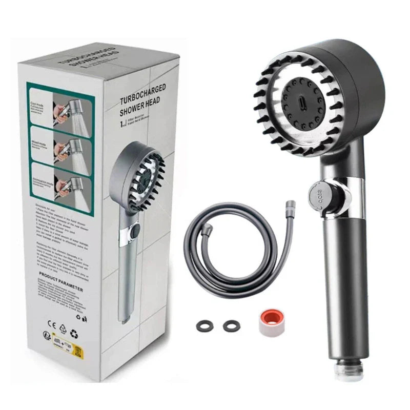 Borhe® Shower - 4 in 1 Hieronta ja Iho Kauneus Monitoiminen Suihkupäässä