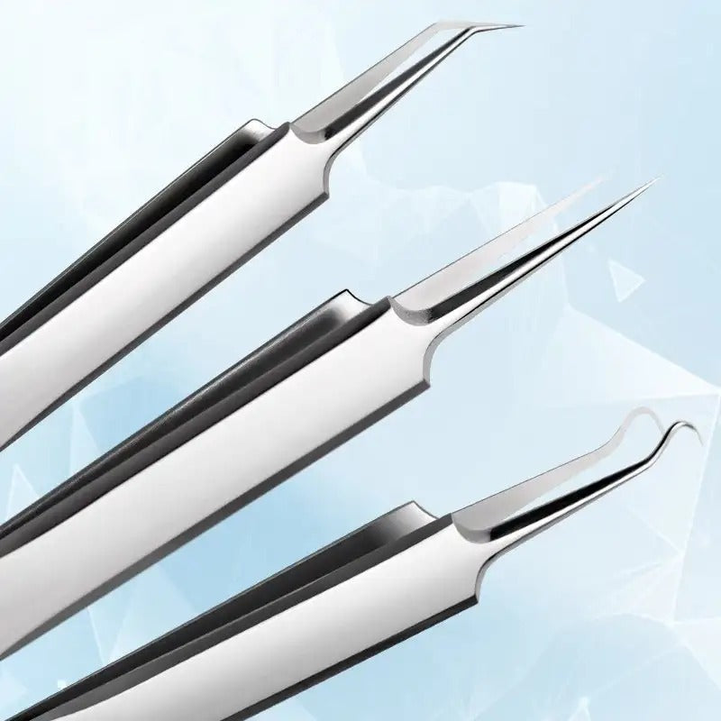 FacialTools - Ruostumattomasta Teräksestä Valmistettu Mustapäiden Poistotyökalusarja