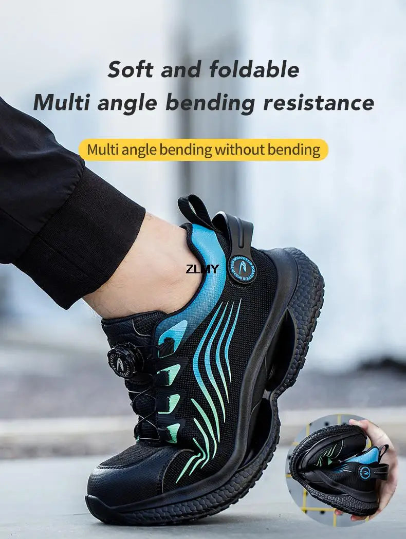 Happy™ SmashShoes: Miesten Iskunkestävät Turvakengät