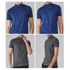 Icone™ FitShirt 1+1 ILMAISEKSI: Miesten Hoikka Sopiva Korkea Niska Rento Paita