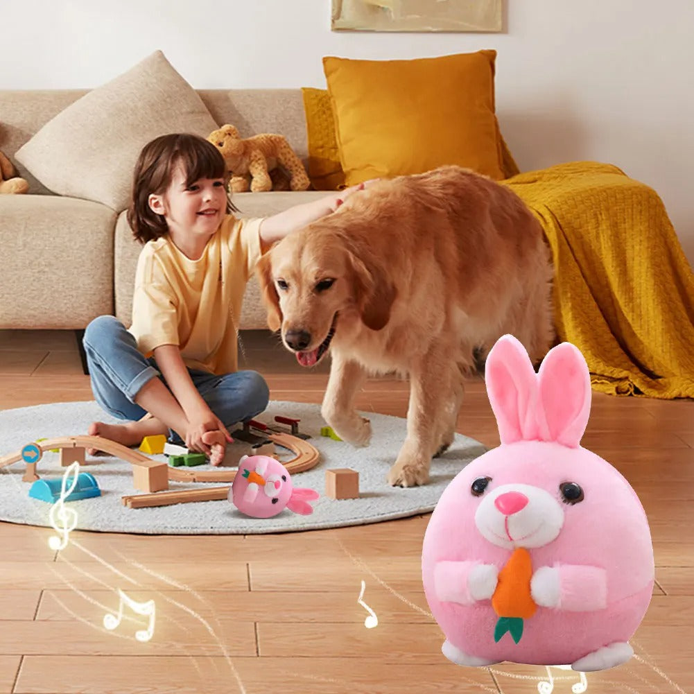 DogCatFri™ BouncingToy: Interaktiivinen Lemmikkieläinten Pomppiva Pehmolelu Pallo