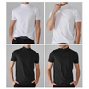 Icone™ FitShirt 1+1 ILMAISEKSI: Miesten Hoikka Sopiva Korkea Niska Rento Paita
