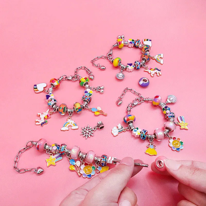 Jewelance™ BraceletKit - Tee-Se-Itse- Korujen Riipus - Tekosarja