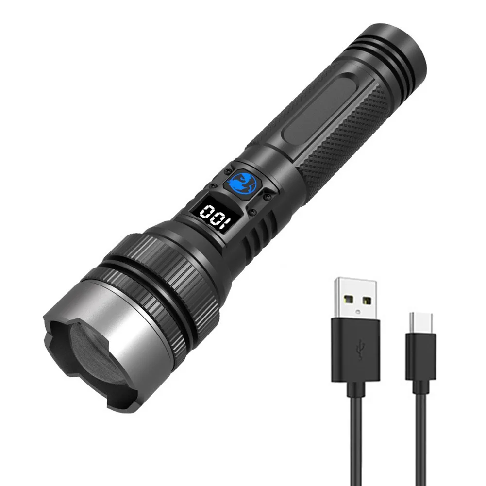 Ledsen™ AdjustableFlashlight: Ultrakirkas Ladattava Taskulamppu Säädettävällä Säteellä