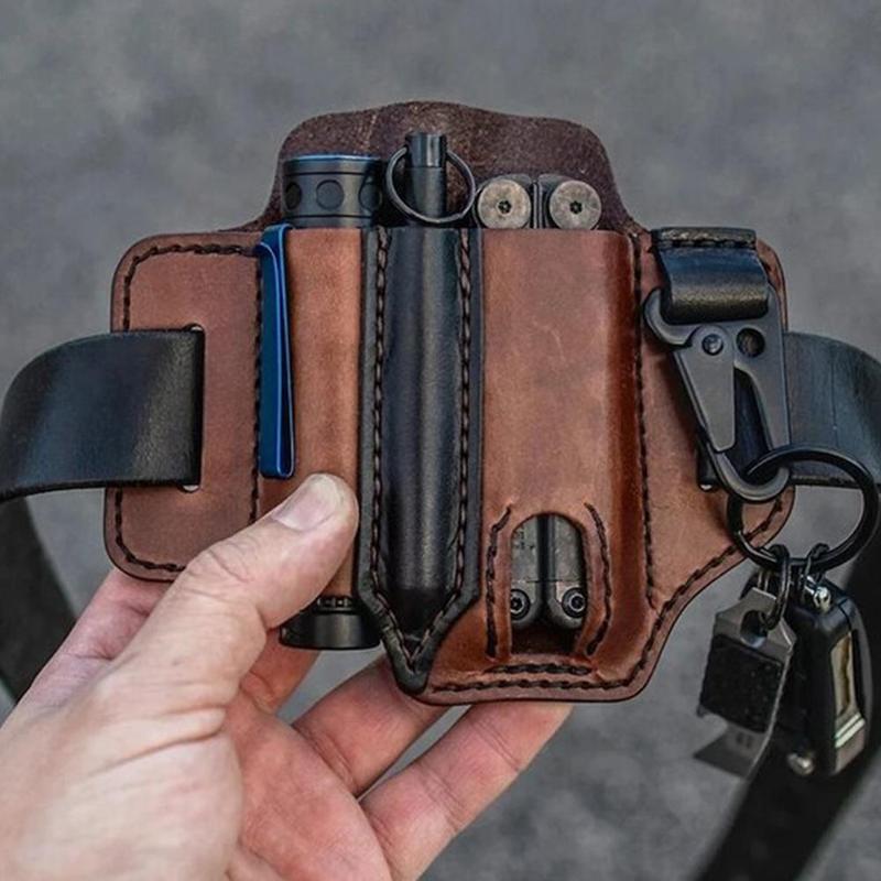 Icone™ BeltCover - Lehmänahka Taktinen Monikäyttöinen Vyö Kansi