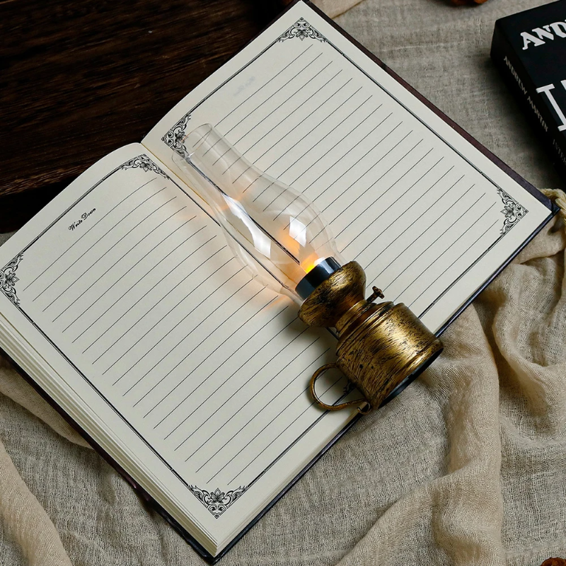 Ledsen™ VintageLamp 1+1 ILMAINEN: Vintage LED Kerosiini Lamppu Kanssa Välkkyvä Liekki