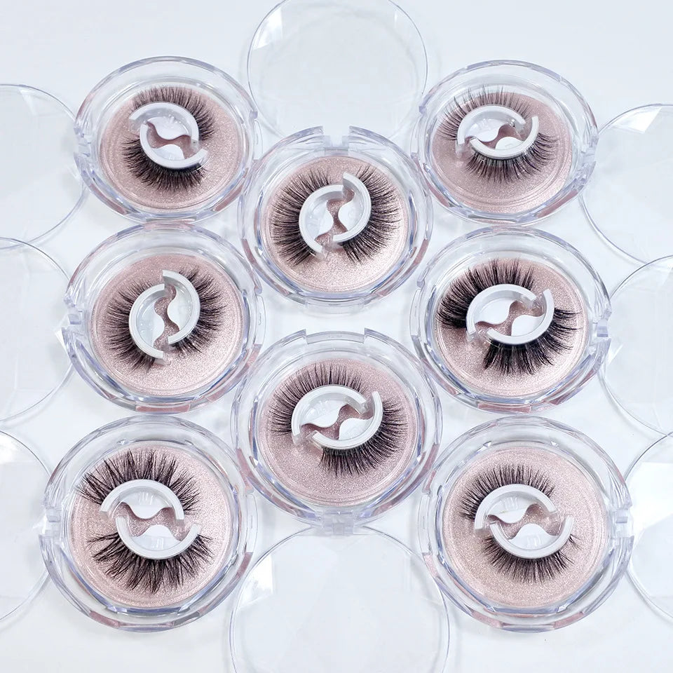 Rose® FalseLashes 1+1 ILMAINEN: Uudelleenkäytettävät Itseliimautuvat Ripset