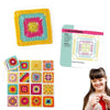 CrochetCards: Neliö Neulominen Virkattu Opas Kortit Set