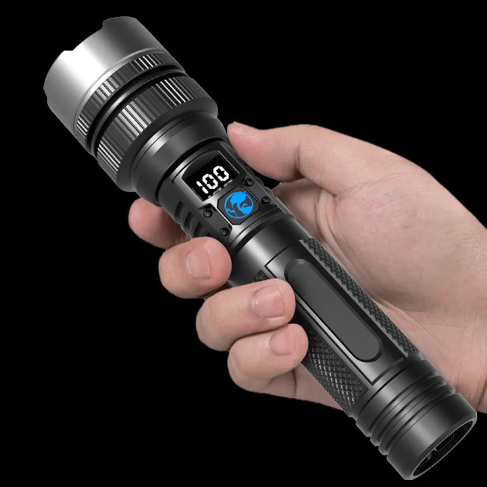 Ledsen™ AdjustableFlashlight: Ultrakirkas Ladattava Taskulamppu Säädettävällä Säteellä