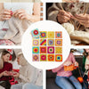 CrochetCards: Neliö Neulominen Virkattu Opas Kortit Set