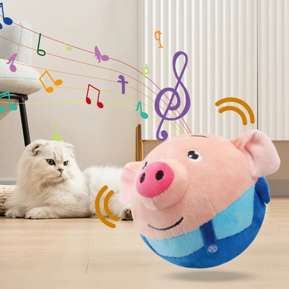 DogCatFri™ BouncingToy: Interaktiivinen Lemmikkieläinten Pomppiva Pehmolelu Pallo