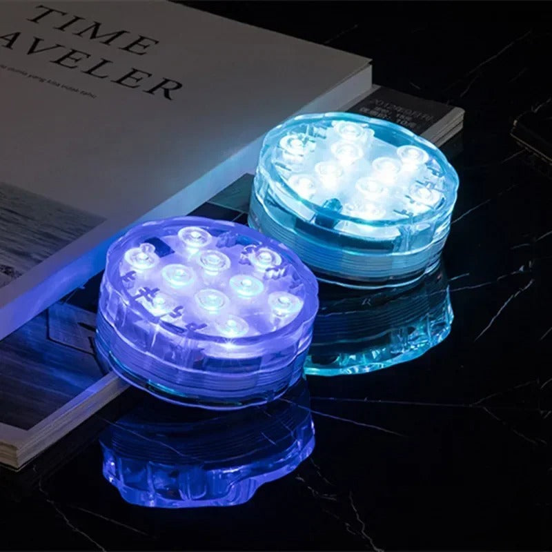 Ledsen™ PoolLights 1+1 ILMAINEN: Vedenpitävät LED Allas, Kylpy Ja Juhlavalot