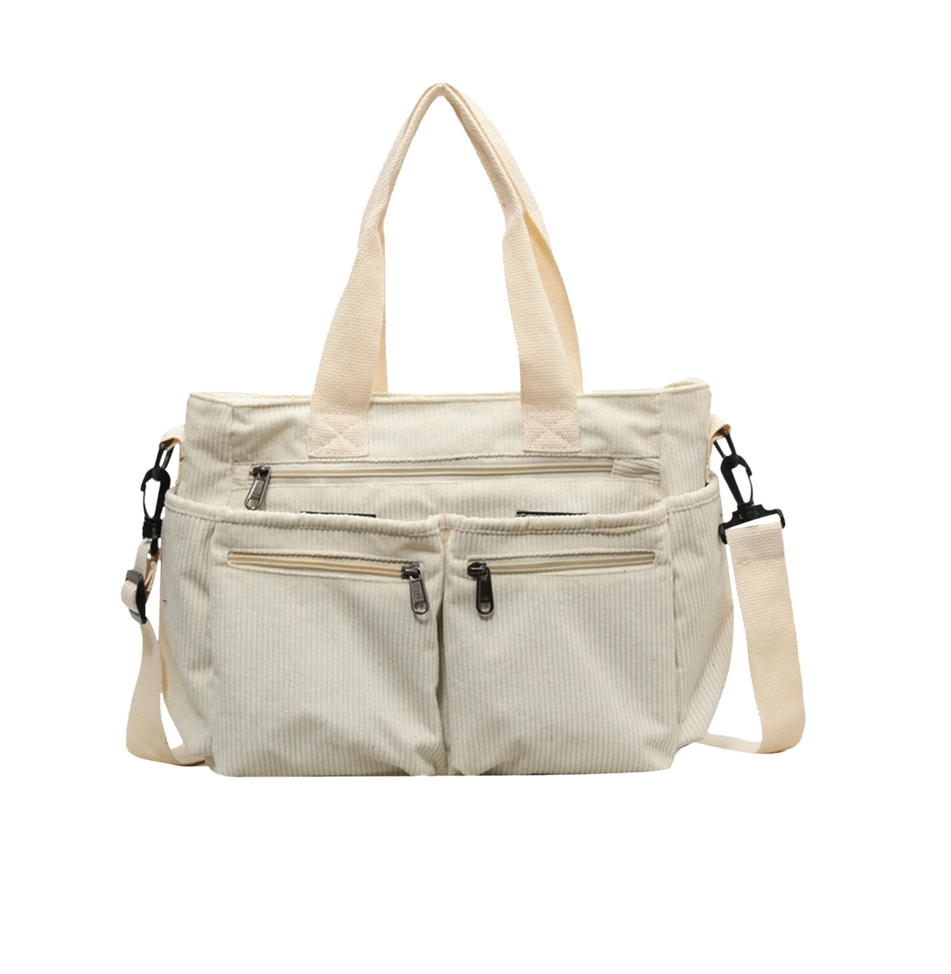 Icone™ CorduroyBag: Suuri Kapasiteetti Unisex Vintage Tyyli Corduroy Laukku