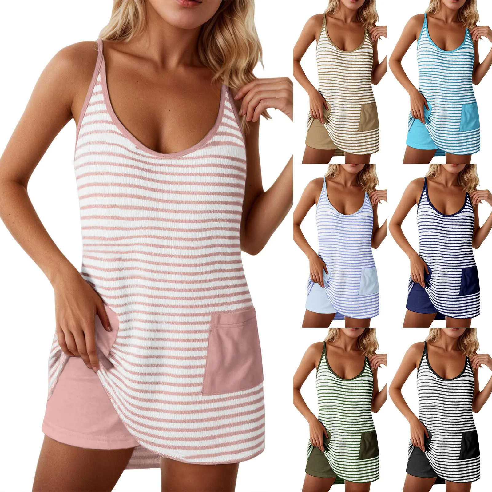 Icone™ DressShorts: Rento Mini Hihaton Mekko, Jossa On Sisäänrakennetut Shortsit
