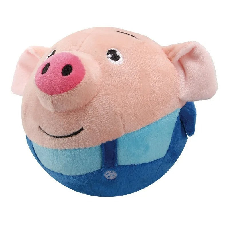 DogCatFri™ BouncingToy: Interaktiivinen Lemmikkieläinten Pomppiva Pehmolelu Pallo