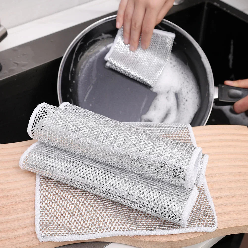 Cleaner Pro° ScrubPad: Monikäyttöinen Lanka Astianpesu Tyyny