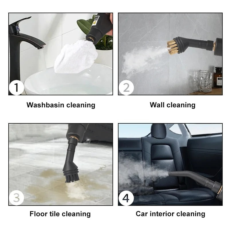 Globetrek° SteamCleaner: Kaikki Yhdessä Kodin Ja Auton Tehokas Höyrypuhdistin