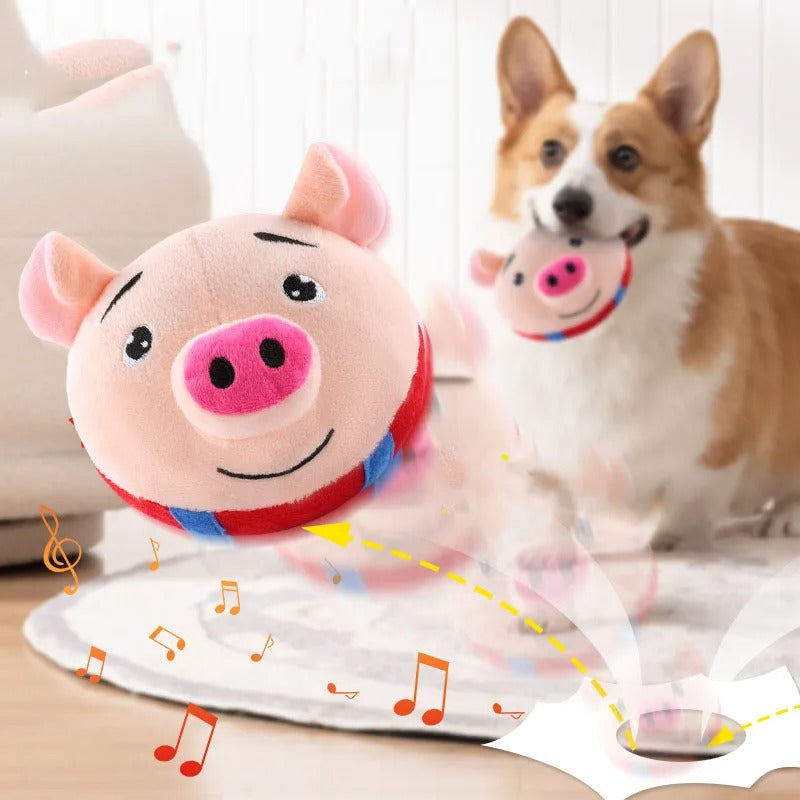 DogCatFri™ BouncingToy: Interaktiivinen Lemmikkieläinten Pomppiva Pehmolelu Pallo