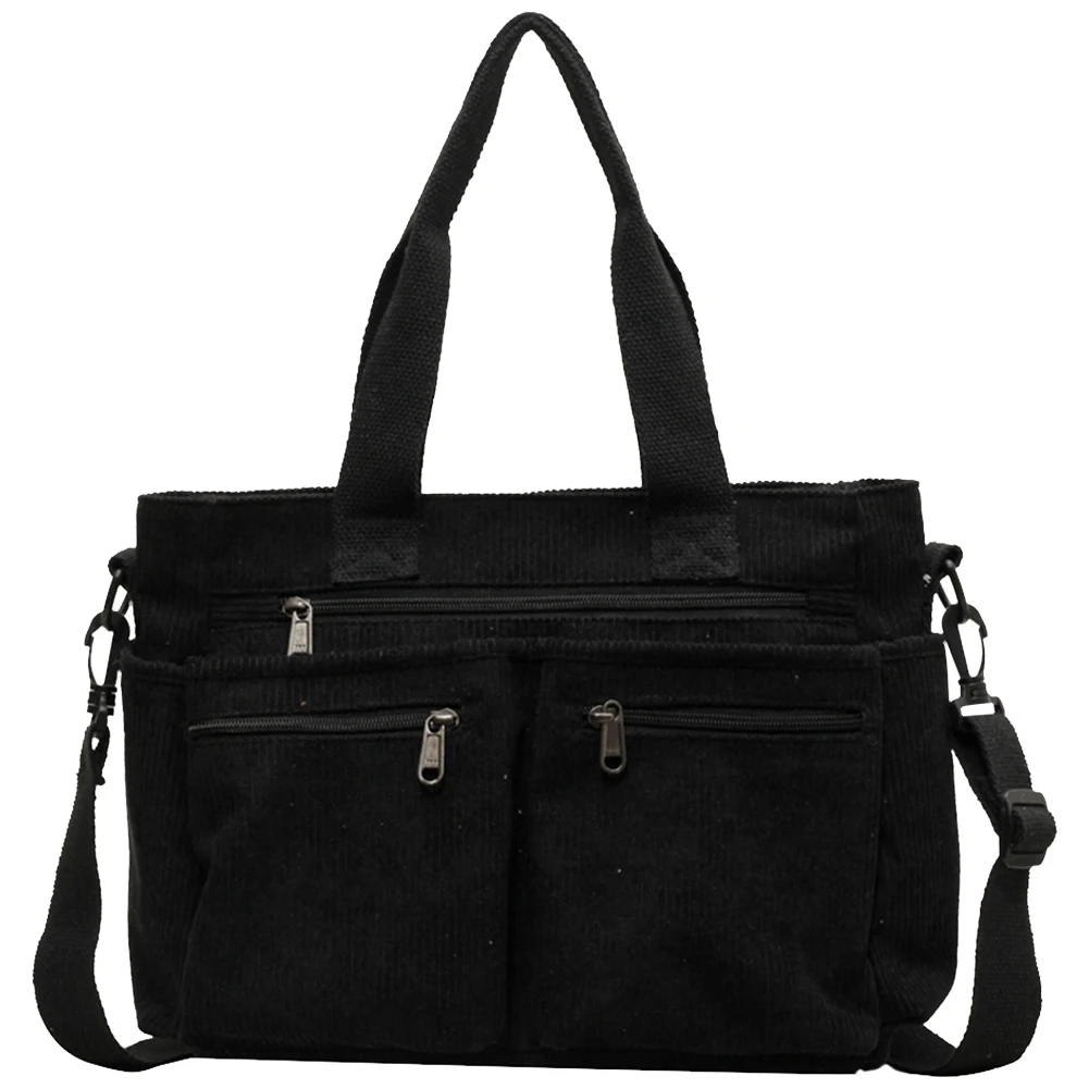 Icone™ CorduroyBag: Suuri Kapasiteetti Unisex Vintage Tyyli Corduroy Laukku