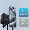 DualCharger: Pikalataus Kaksois Sisäänvedettävä Kaapeli Matka Laturi