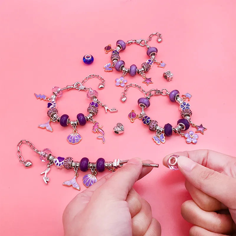 Jewelance™ BraceletKit - Tee-Se-Itse- Korujen Riipus - Tekosarja