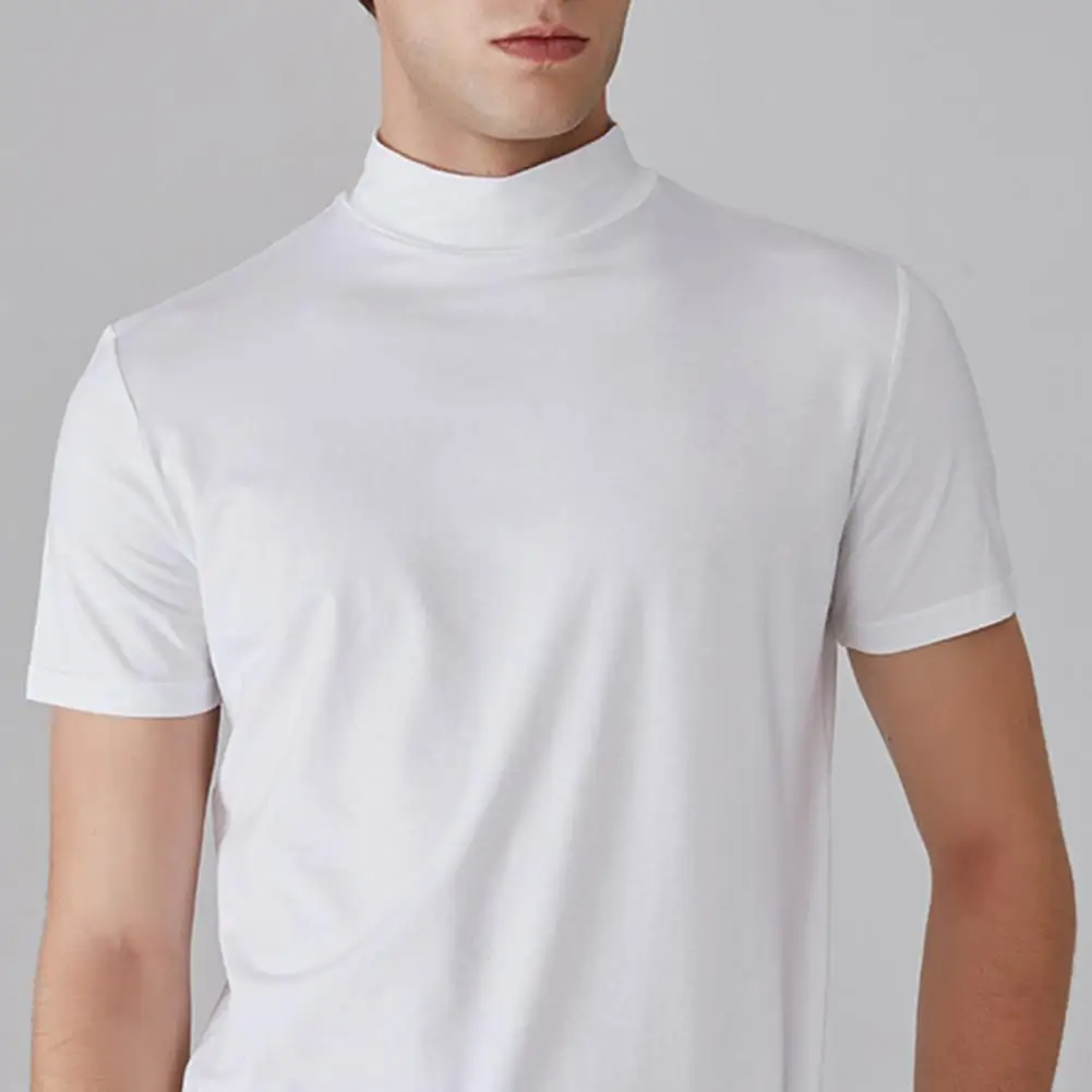 Icone™ FitShirt 1+1 ILMAISEKSI: Miesten Hoikka Sopiva Korkea Niska Rento Paita