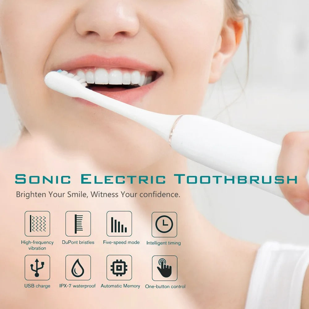 SonicToothBrush - Sähköinen Sonic Hammasharja Aikuisille
