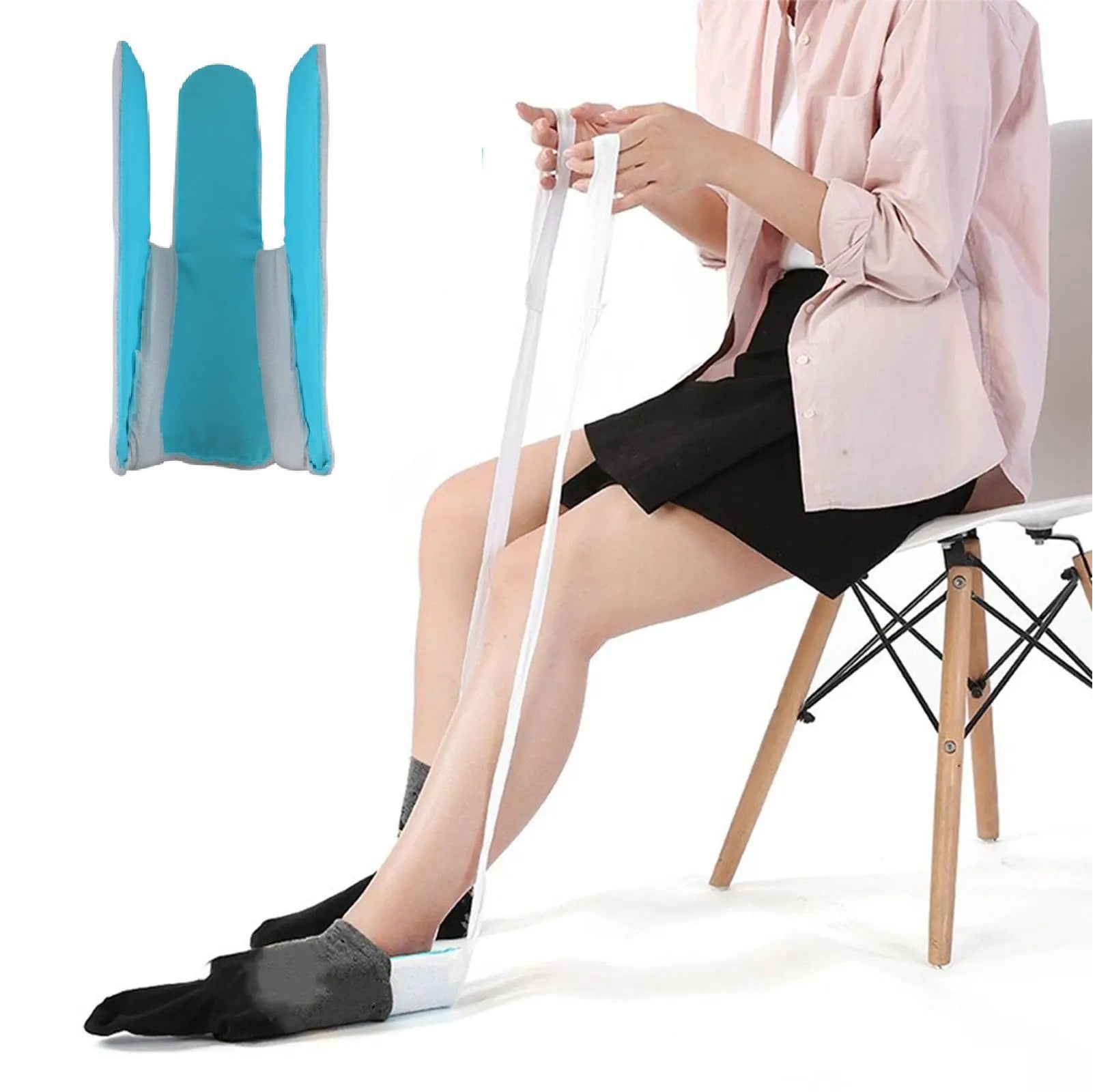 SockHelper - Ei Taivutus Sukka Slider Apulainen