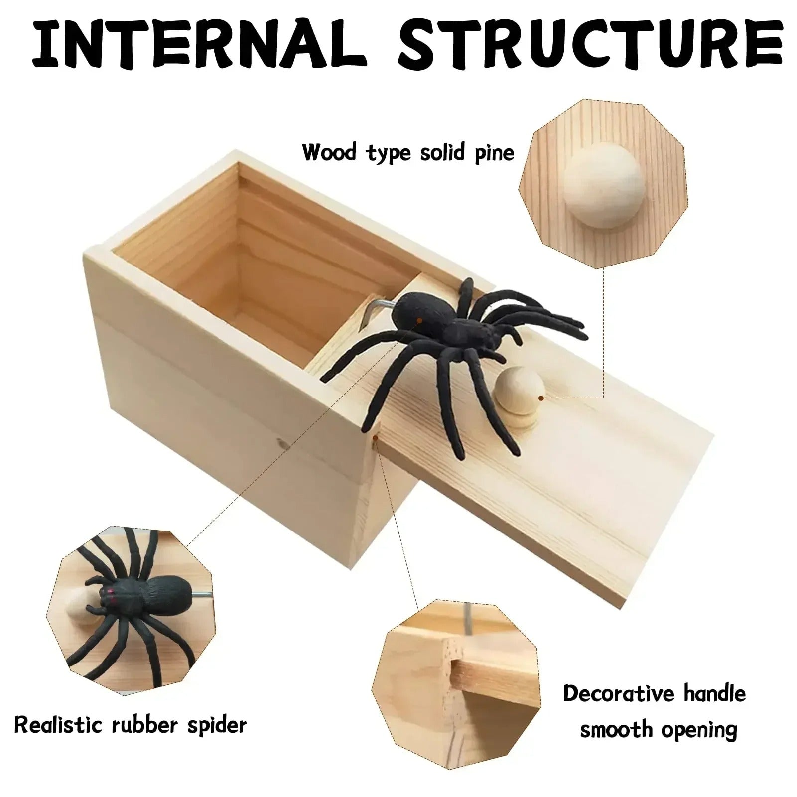 SpiderBox - Hämähäkki Pelästyttää Kepponen Laatikko