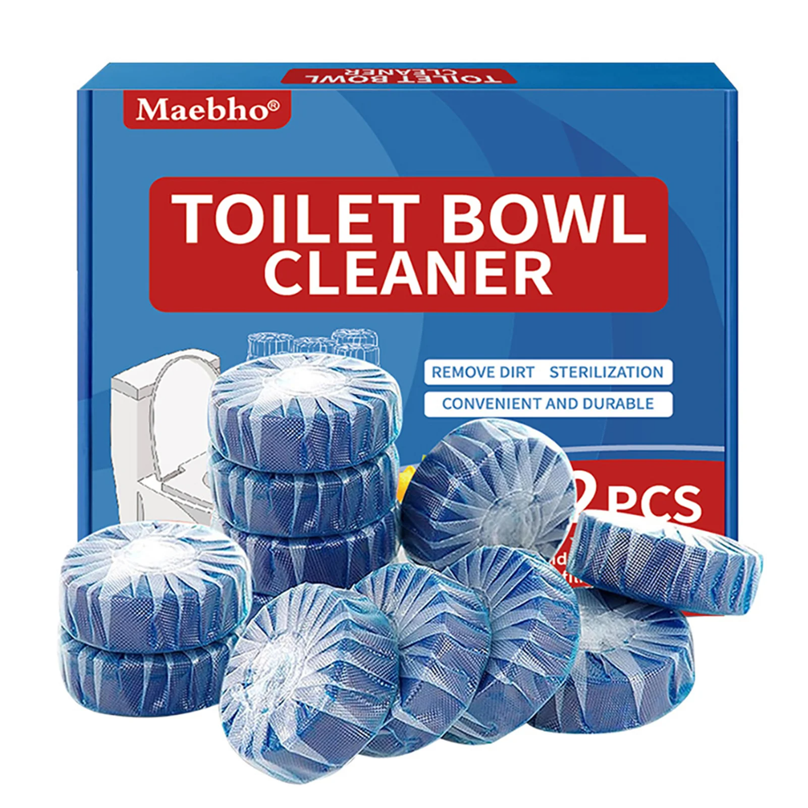 Cleaner Pro° ToiletTablets: Automaattinen Drop-In WC-Puhdistustabletit Tabletit