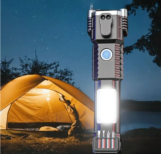 Ledsen™ FlashCharge - Ladattava LED Taskulamppu Taskulamppu