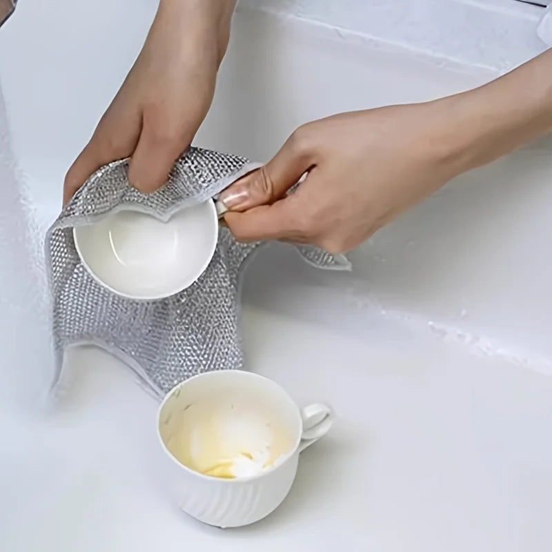 Cleaner Pro° ScrubPad: Monikäyttöinen Lanka Astianpesu Tyyny