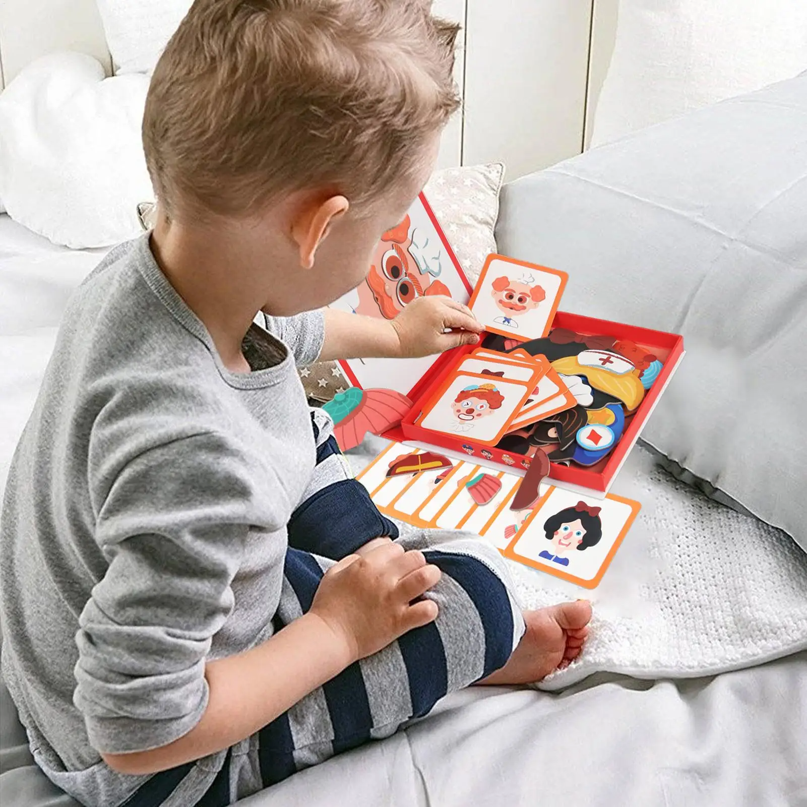 Kletshuts™ CharacterPuzzle: Interaktiivinen Muuta Hahmo Palapeli Peli Sarja Lelu