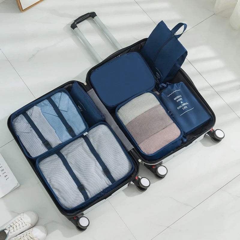 Icone™ TravelOrganizer 1+1 ILMAINEN: Vedenpitävä Matkalaukku Järjestelijä Setti
