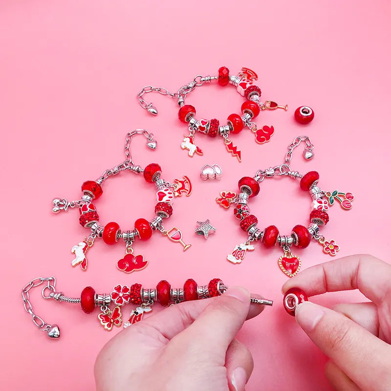 Jewelance™ BraceletKit - Tee-Se-Itse- Korujen Riipus - Tekosarja