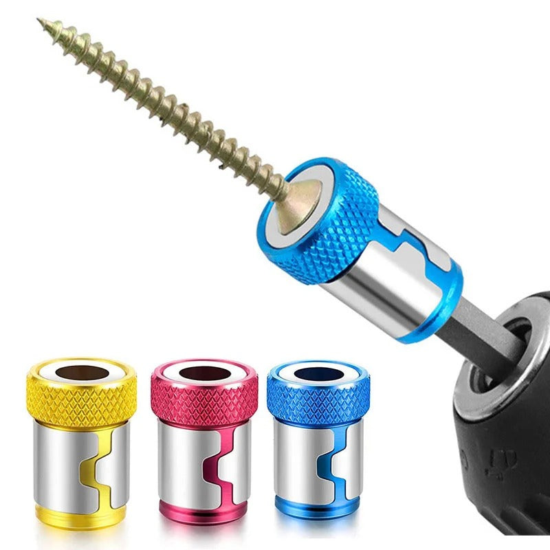 ScrewdriverTip 1+1 ILMAINEN - Magneettinen Ruuvimeisseli Kärki Irrotettava Rengas
