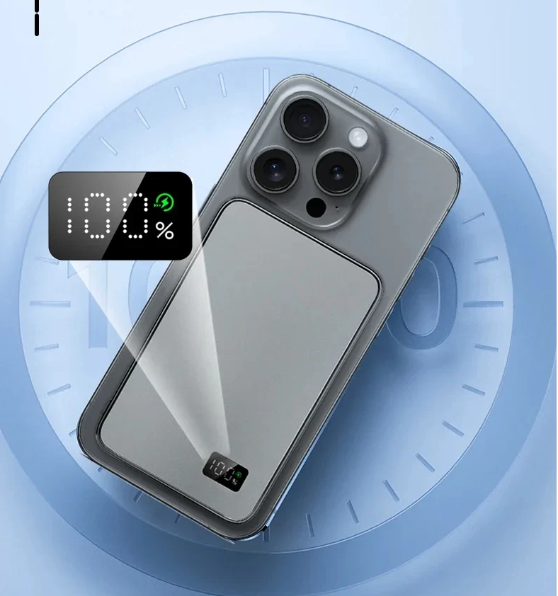 MagneticCharger - 3-in-1 Nopea  Magneettinen Laturi, Kannettava Virtapankki