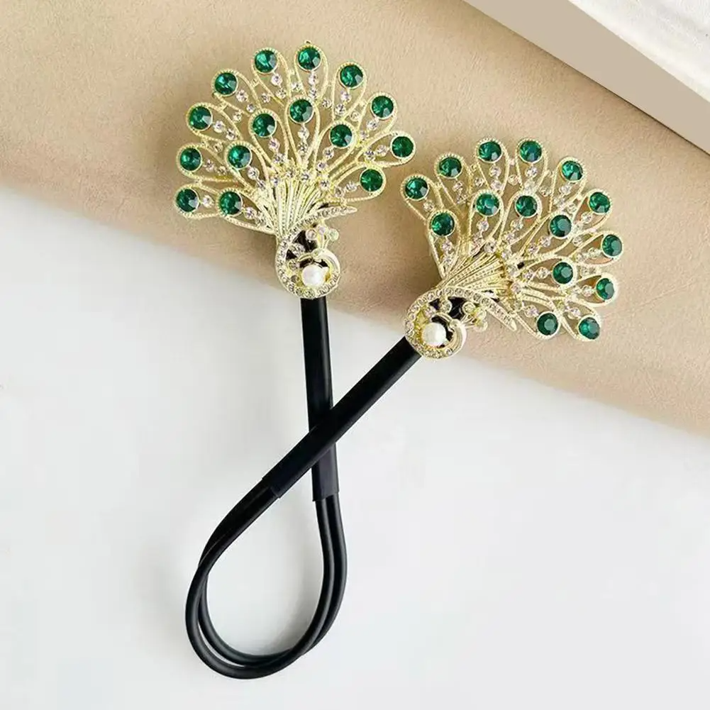 Rose® HairTie 1+1 ILMAINEN: Tyylikäs Hiusside Elegantti Vintage Kristallinen Poninhäntä Kierrekinnike